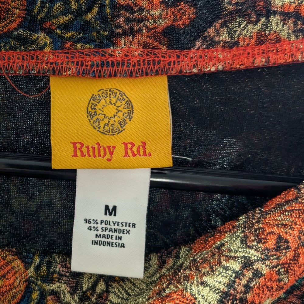 Ruby Rd. Asymmetrical Hem Split Cowl Neck - image 4